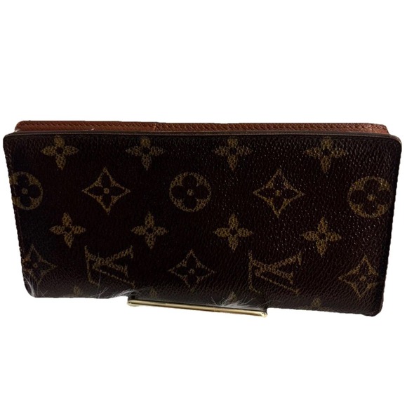 Louis Vuitton Monogram Canvas Sarah Wallet Luxury Continental Signature Print - Picture 6 of 10